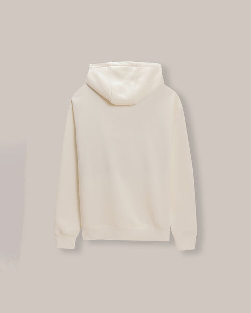 Sudadera Hoodie Relax Blanca